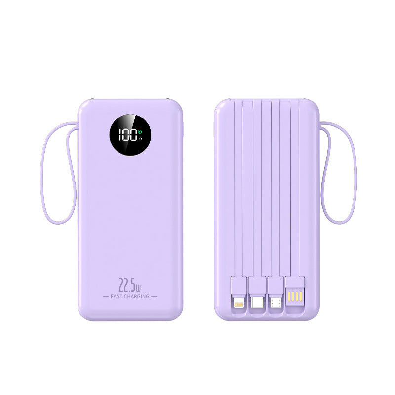 Tragbare Powerbank mit Integrierter Schnellladefunktion und Digitaler Ladeanzeige Brehn