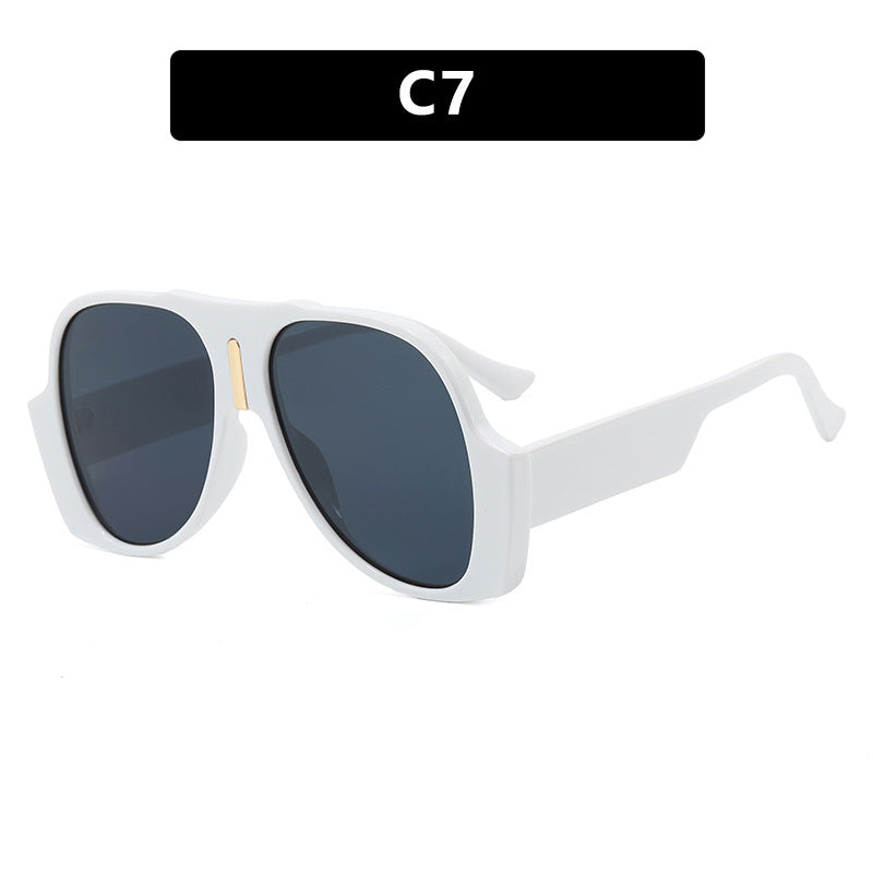 Damen quadratische Sonnenbrille mit einzigartigem tiermuster Rahmen und UV-Schutz Brehn