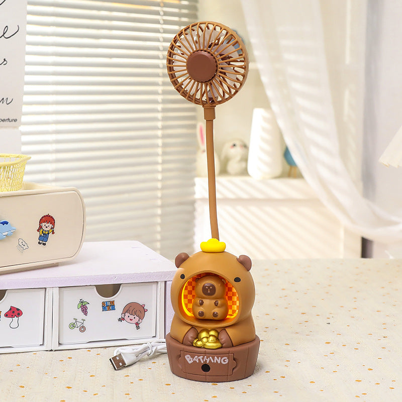 Frauen Tragbarer Mini Ventilator im niedlichen Bären Design Brehn
