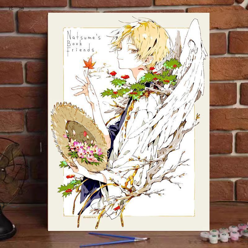 Anime-inspirierte illustrierte Wandkunst Brehn