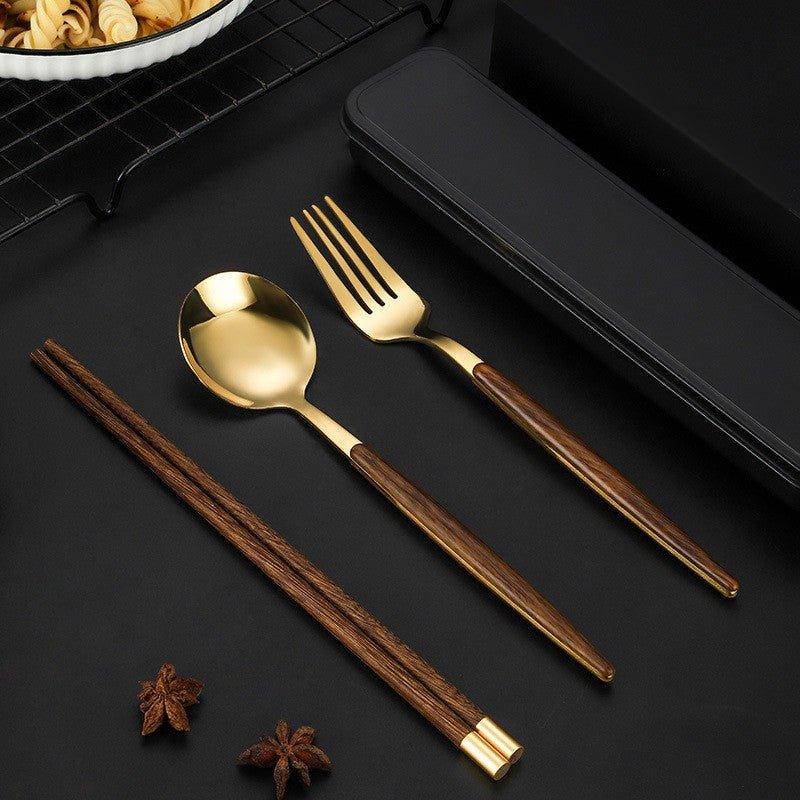Edelstahl Bestecksets Mit Holzgriff | Brehn