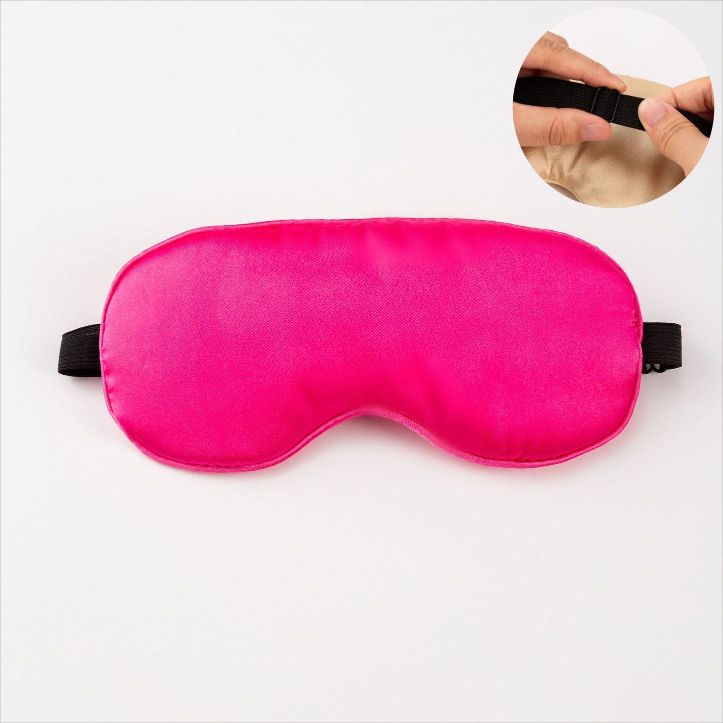 Unisex nan ergonomische Schlafmaske mit verstellbarem Elastikband und weicher Satinoberfläche Brehn
