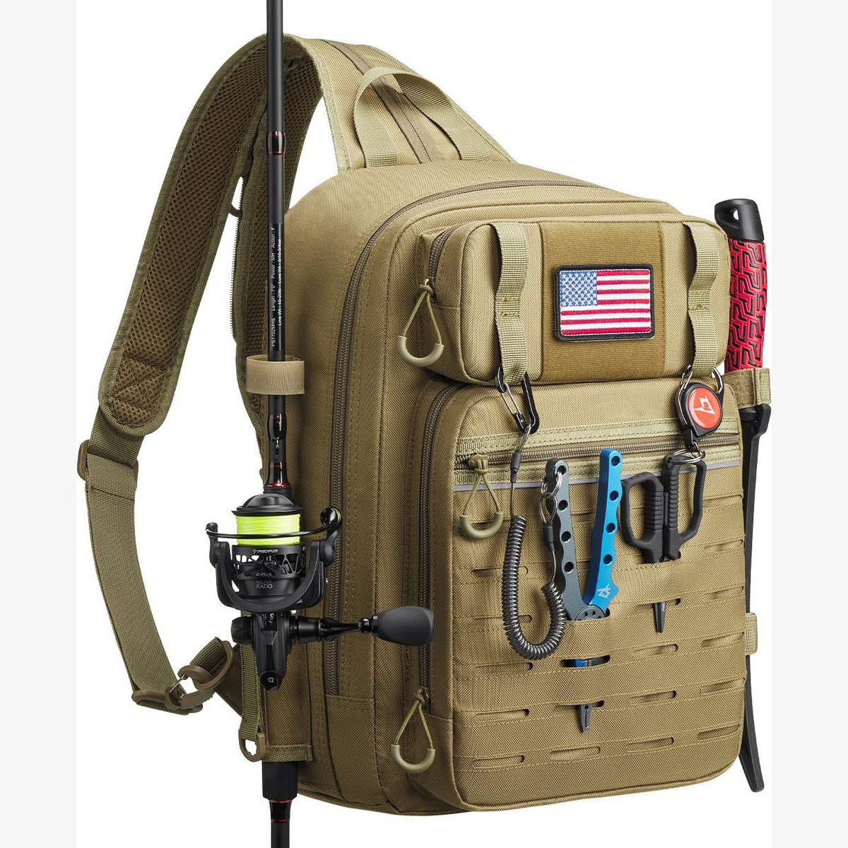 Taktischer Angel-Rucksack Brehn