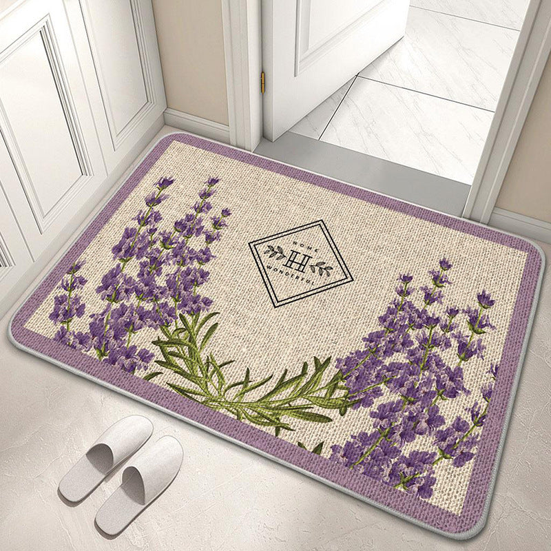 Dekorativer Floral Willkommensmatte Brehn