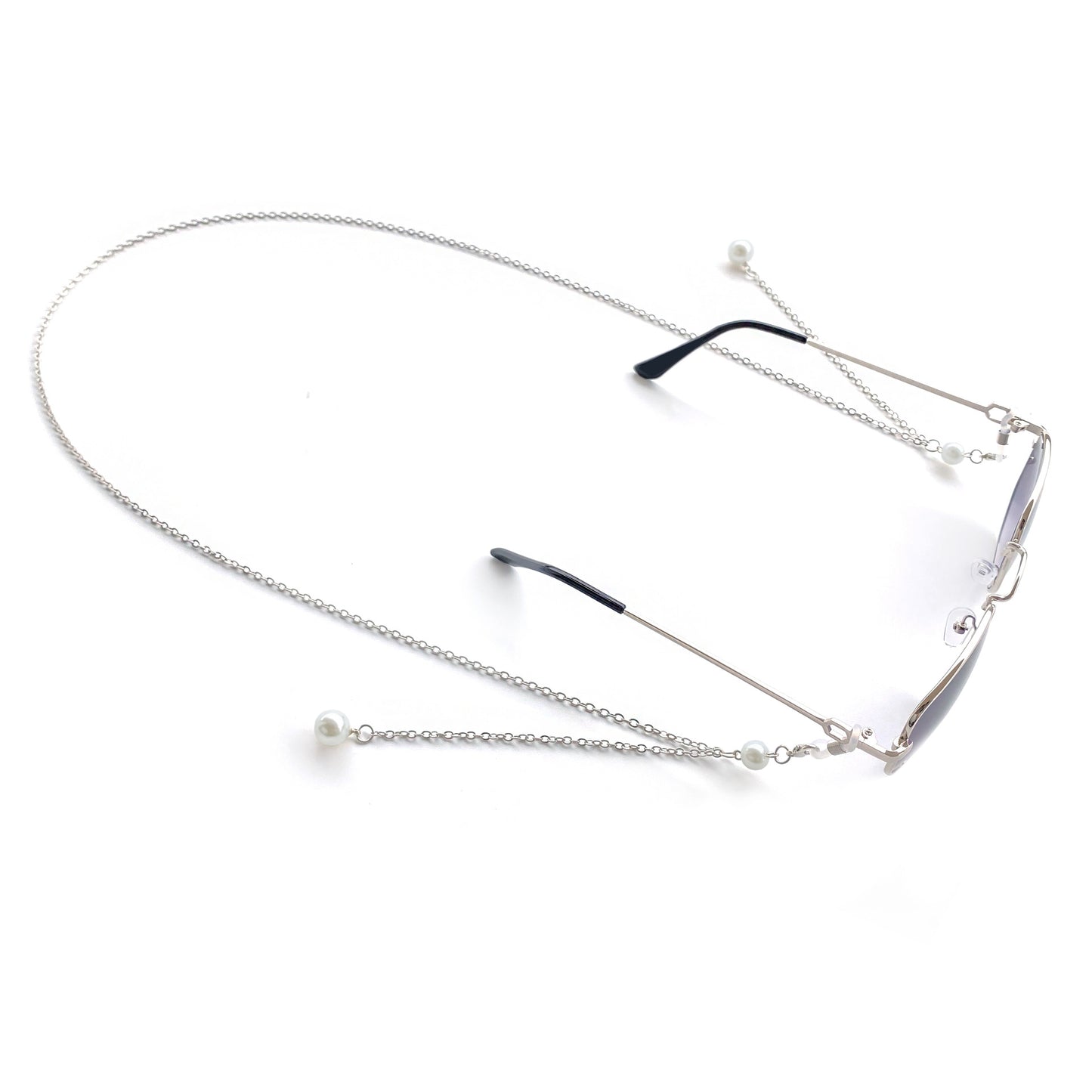 Elegante Perlenakzent Brillen Kette Brehn