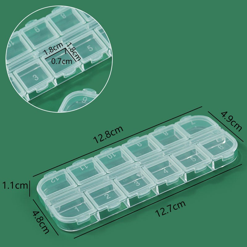 Multi-Kompartiment Bastelbedarf Box Brehn