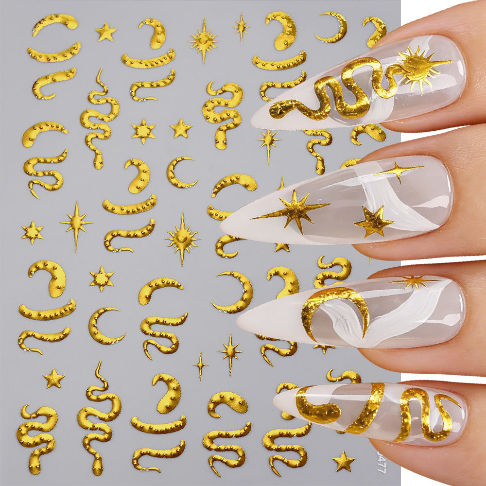 Himmlische Themen-Nagelkunst-Sticker