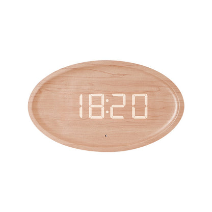 Digitale Wandmá Uhr im modernen minimalistischen Design Brehn