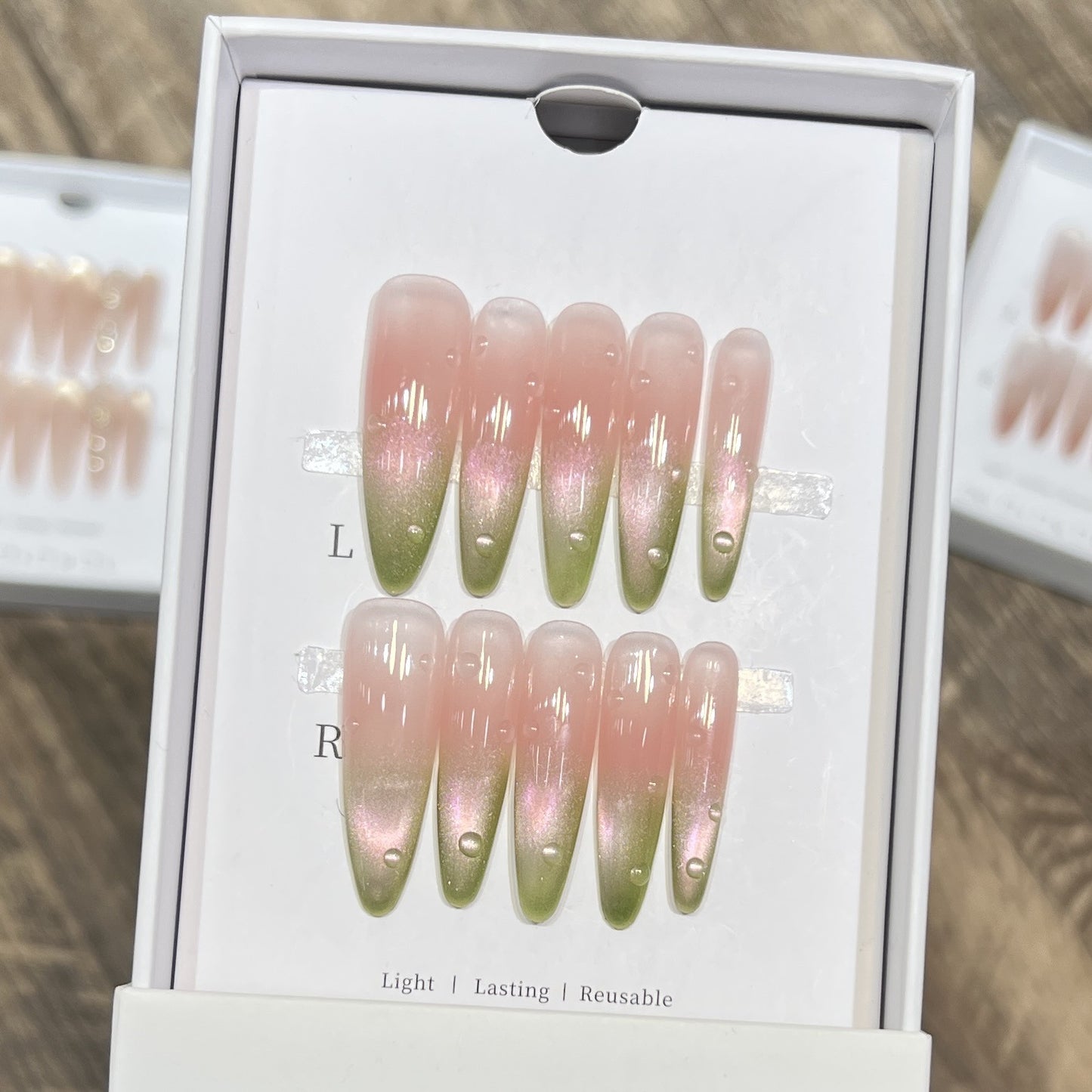 Stiletto Ombre Press-On Nail Set Brehn