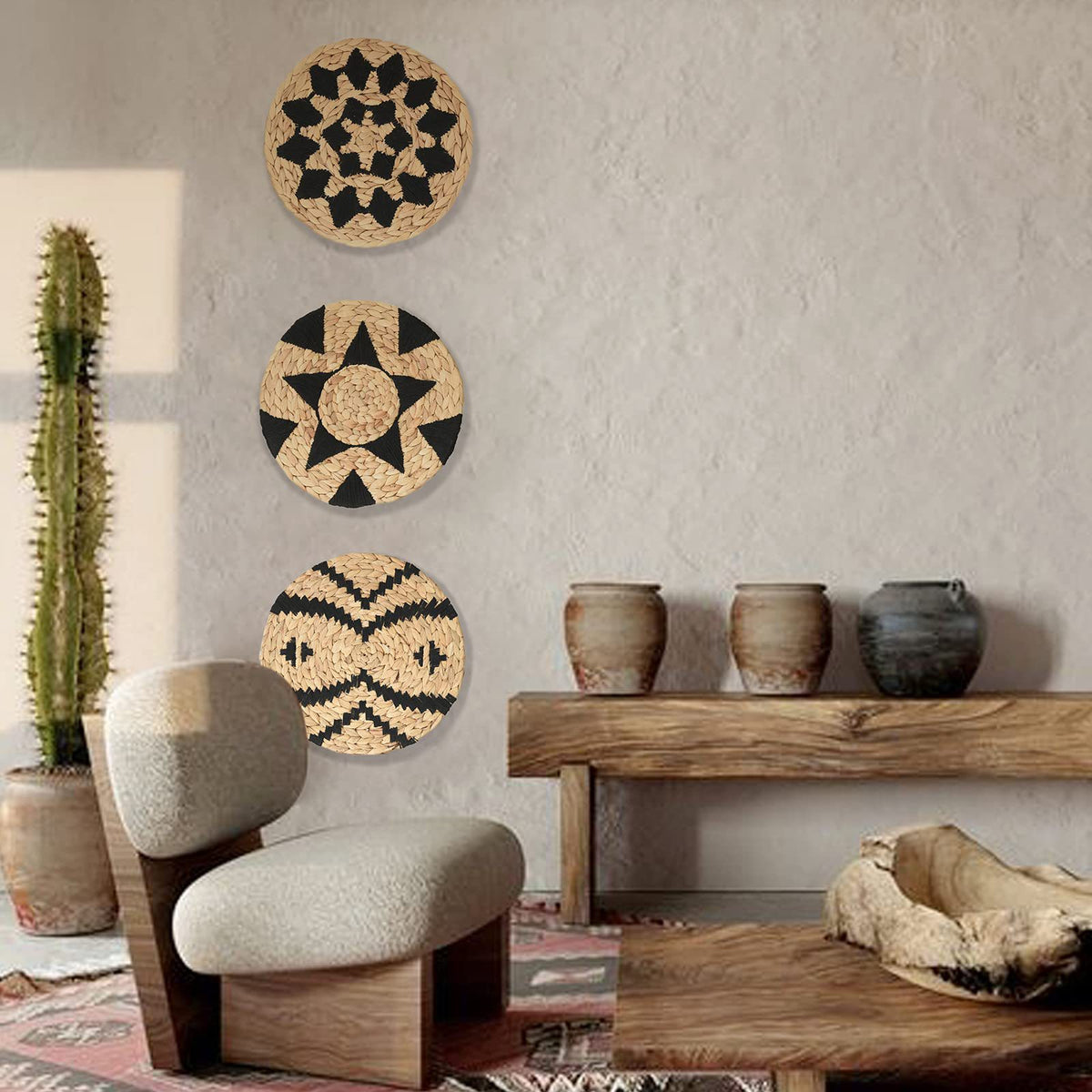Dekorativer Wandbehang Aus Naturmaterialien Brehn