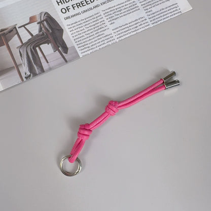 Stylischer Leder-Schlüsselanhänger Halter Brehn