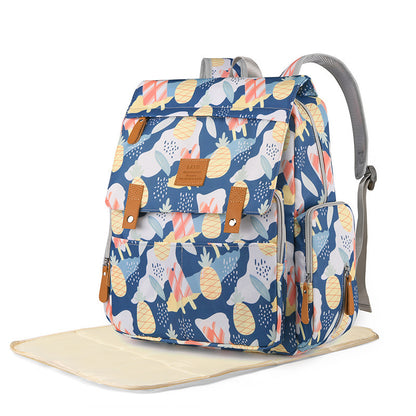 Vielseitiger Rucksack mit Blumenmuster Brehn