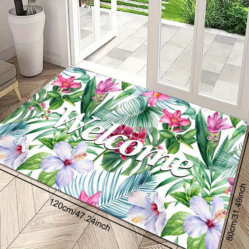 Mosaik Blumen Willkommensmatte