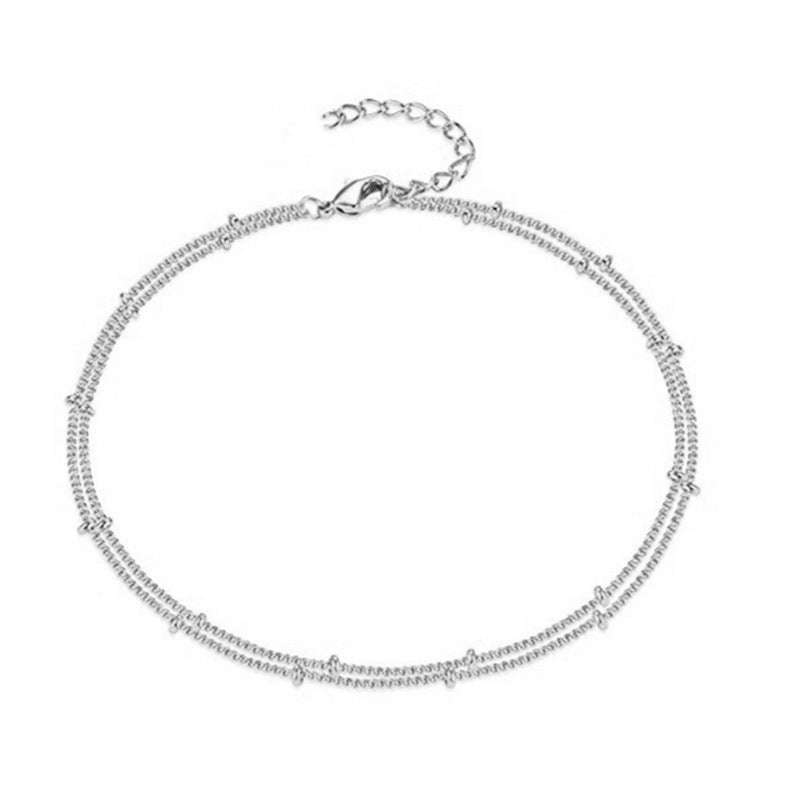 Elegante Doppelkettenfußkette Brehn