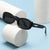Damen modische Sonnenbrille mit ovaler Rahmenform und UV-Schutz Brehn