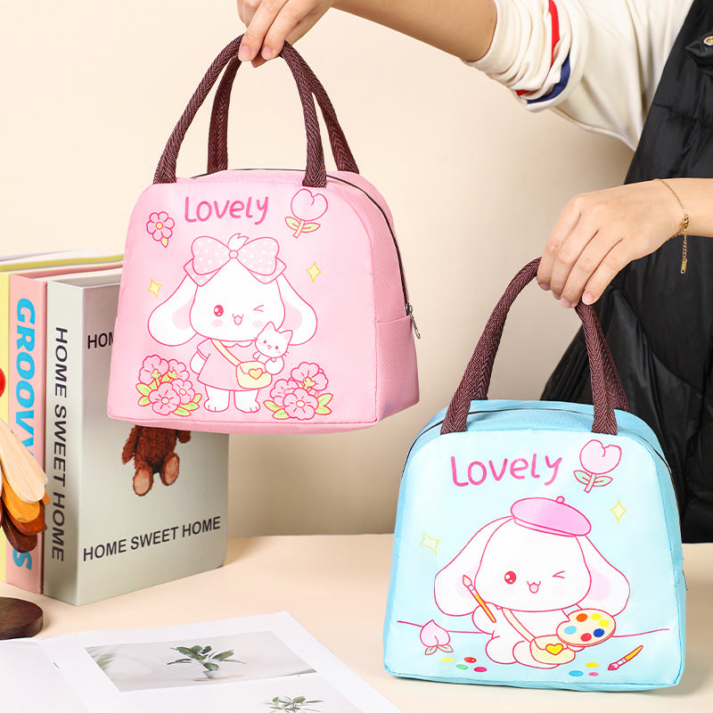 Süße katzenmotivierte isolierte Lunch-Tasche Brehn