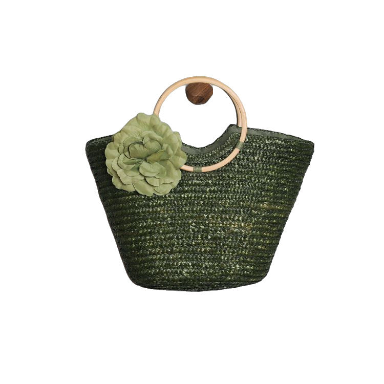 Handtasche mit Floralen Akzenten Brehn