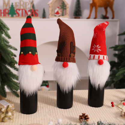 Dekorative Weihnachtsmann-Flaschenwärmer Brehn
