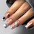 Kunstnagelset mit floralen und modernen Designs Brehn