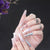 Rhinestone-verzierte lange Press-On Nägel Brehn