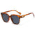 Damen Quadratische Sonnenbrille im eleganten Schildpatt-Design Brehn