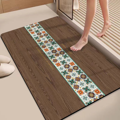 Dekorative Memory Foam Badematte Brehn