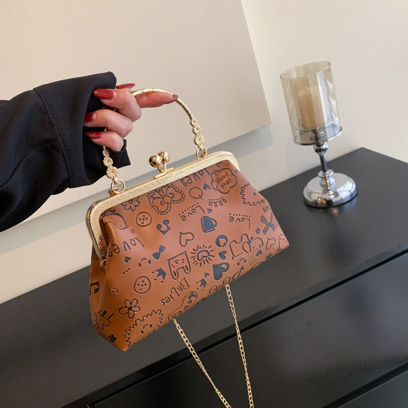 Verspielt Grafik Handtasche