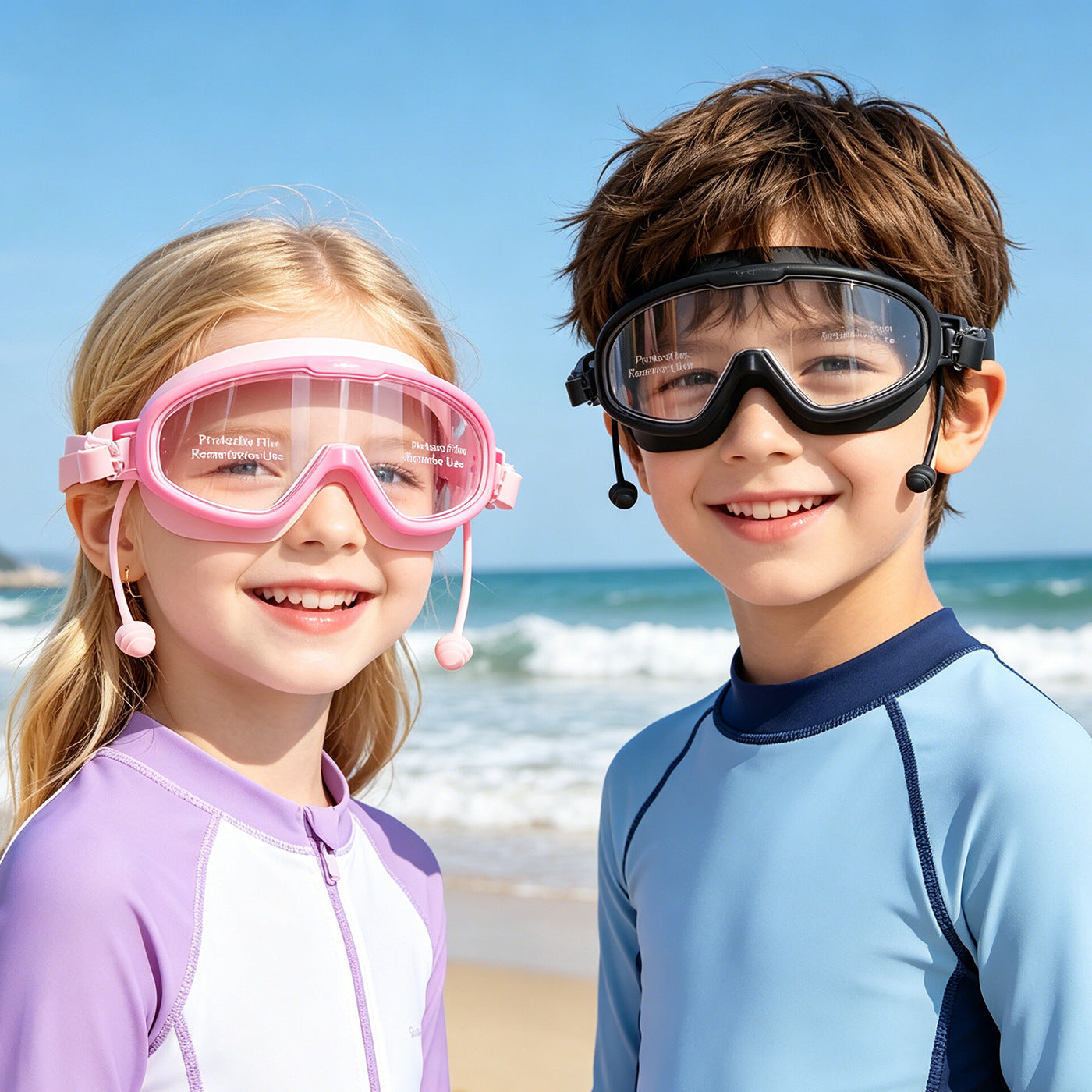 Kinder Komfort-Fit Schwimmbrille Brehn