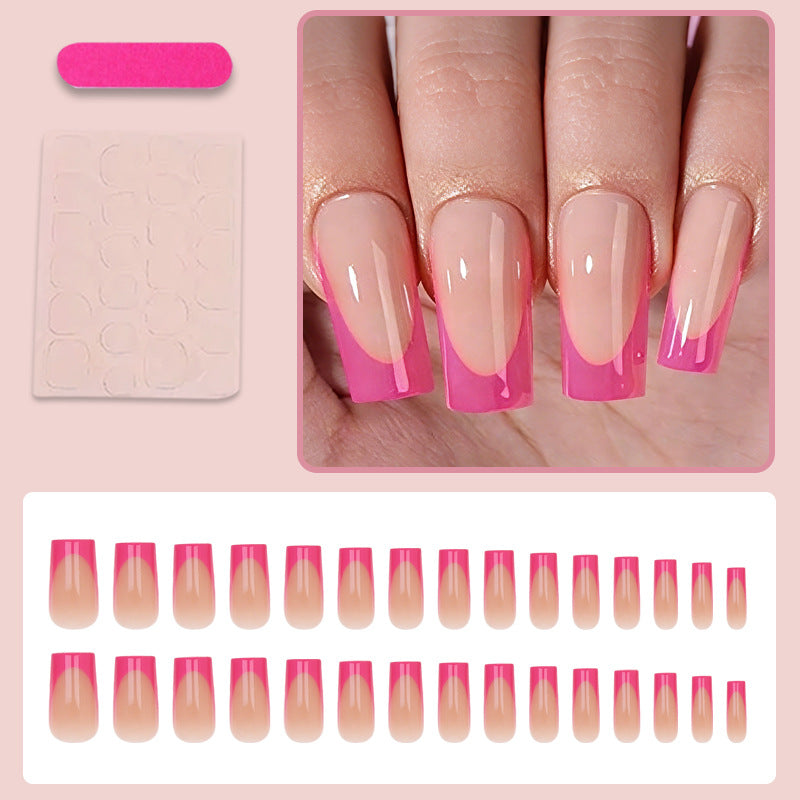 Kunstnagelset mit stilvollem Ombre-Design Brehn