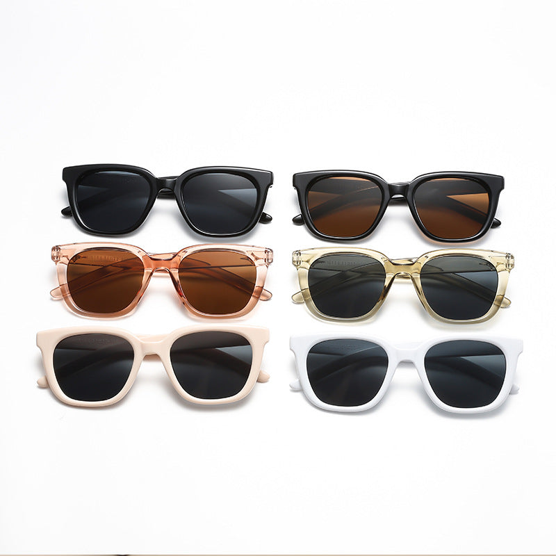 Damen moderne quadratische Sonnenbrille mit stylischem Rahmen Brehn