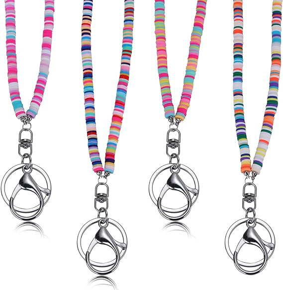 Bunte Perlen ID Badge Halter Lanyard Brehn