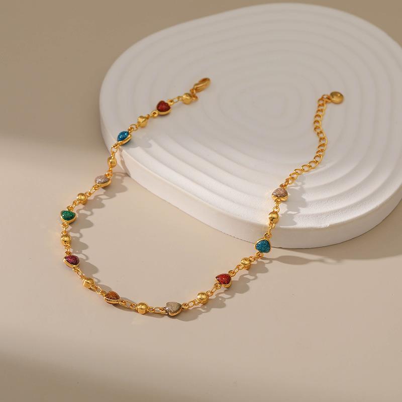 Herz Anhänger Fußkette Brehn