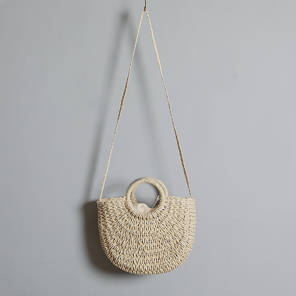 Handgefertigte Strohtasche Brehn