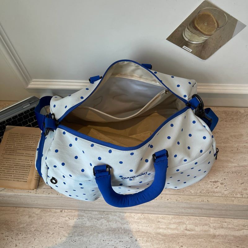 Geräumige gepunktete Reisetasche Brehn