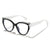 Damen trendige Katzenaugen Sonnenbrille mit hochwertigem Rahmen Brehn