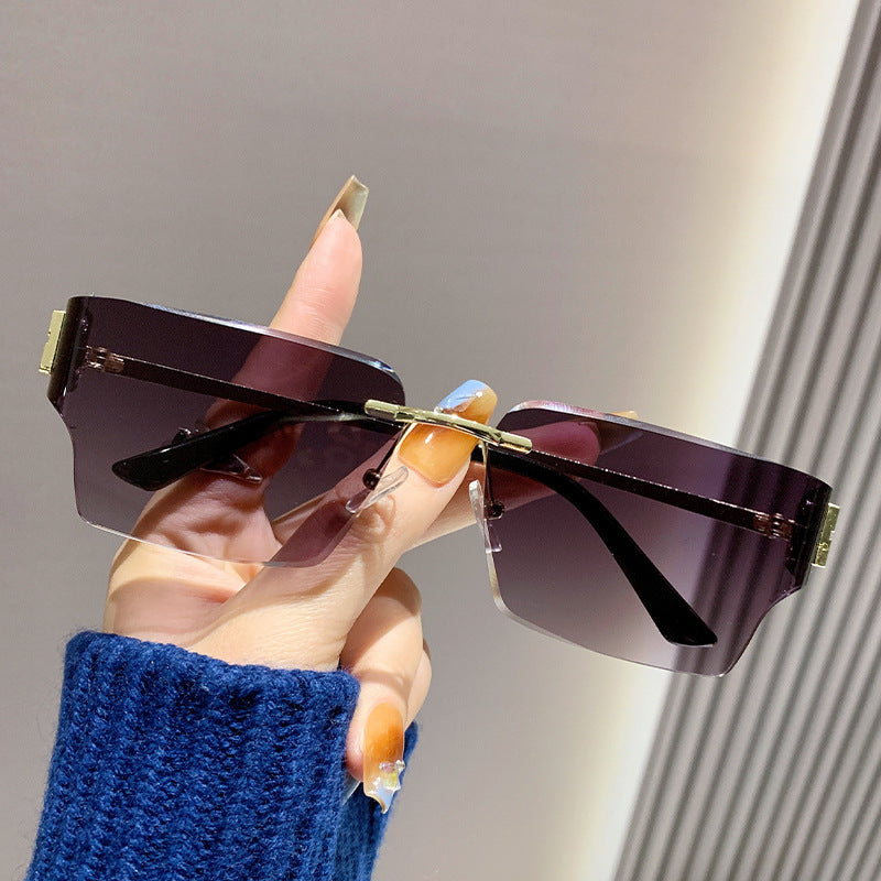 Damen modische quadratische Sonnenbrille mit luxuriösem Rahmen und polarisierten Gläsern Brehn
