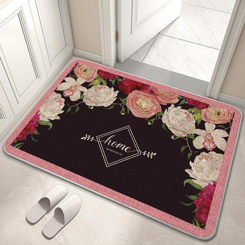 Dekorativer Floral Willkommensmatte Brehn