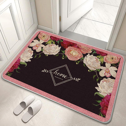 Dekorativer Floral Willkommensmatte Brehn