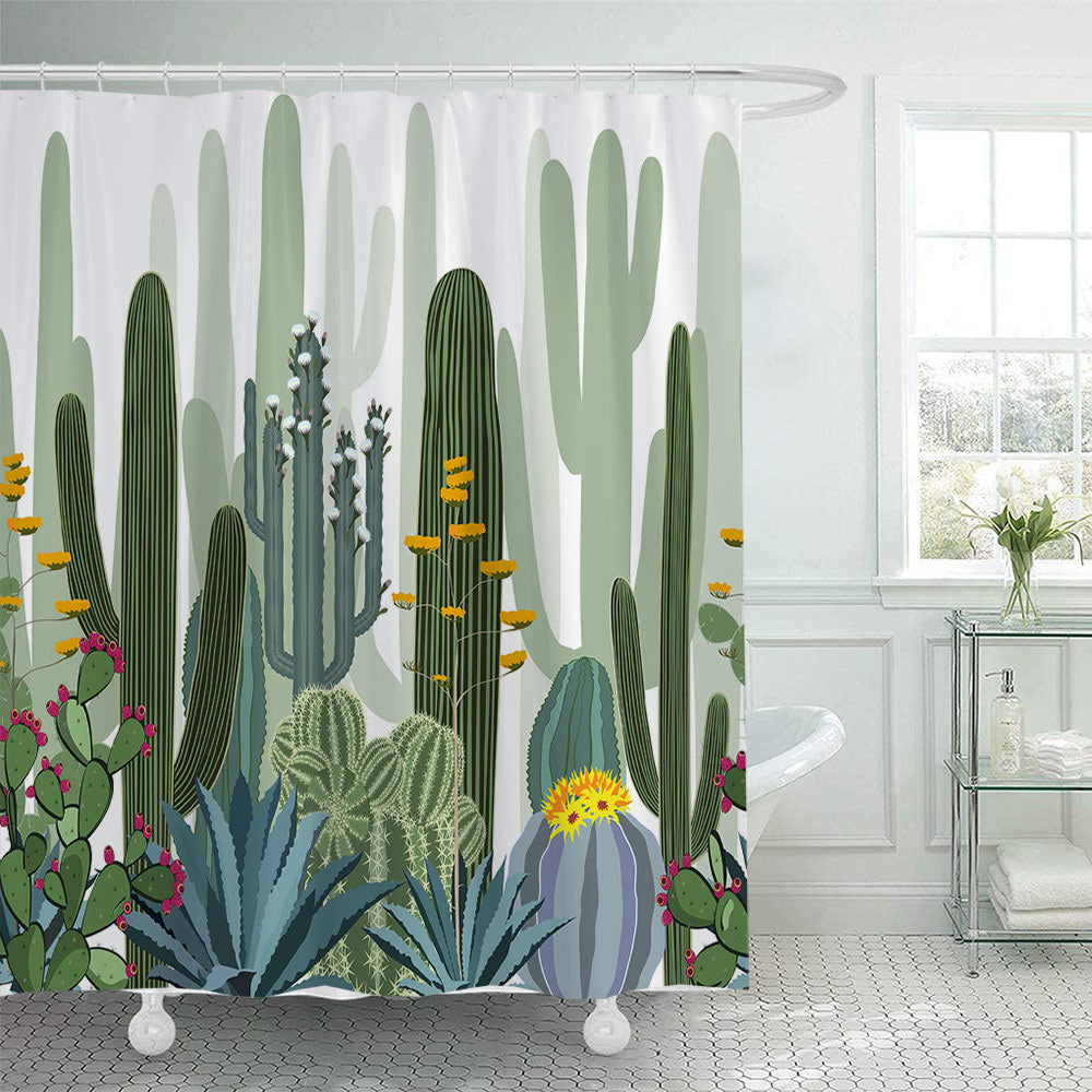 Cactus Garten-Thema Duschvorhang Brehn