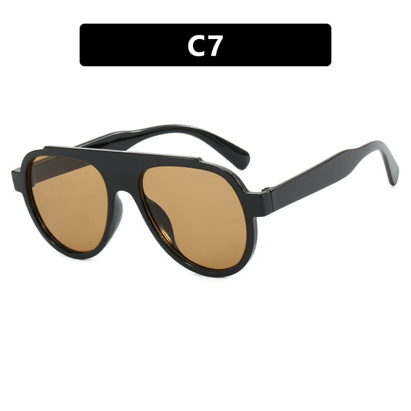 Damen Vintage-Style Sonnenbrille mit elegantem Kunststoffrahmen im Leopardenmuster Brehn