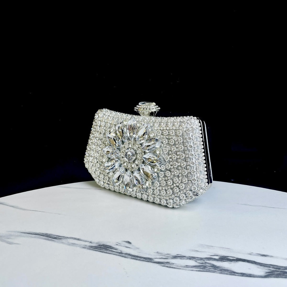 Glänzende Strass Dekorative Clutch