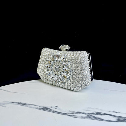 Glänzende Strass Dekorative Clutch
