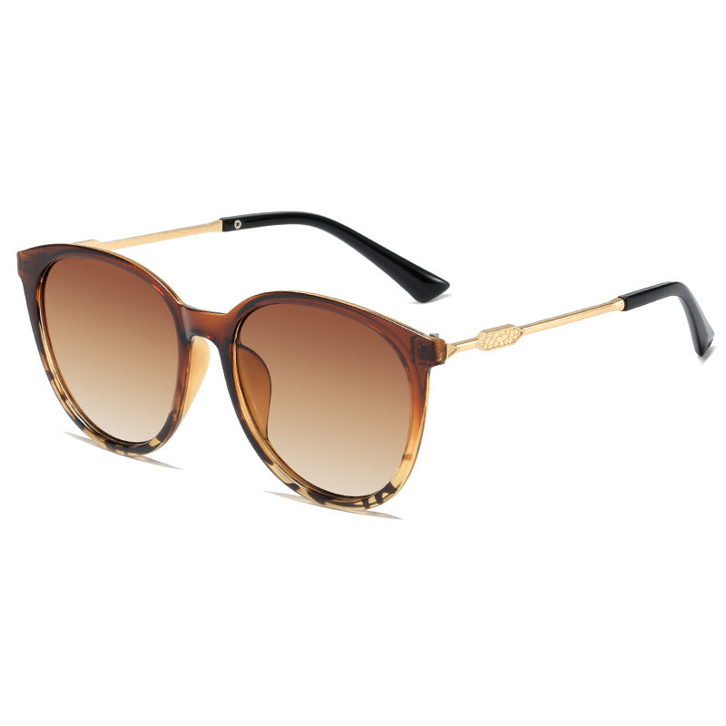 Damen Modische Cat-Eye Sonnenbrille mit verspiegelten Gläsern Brehn
