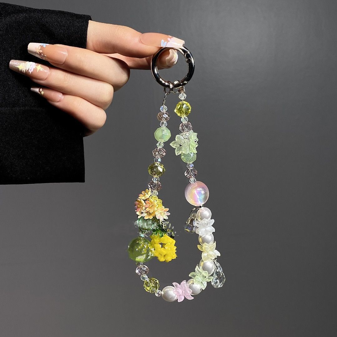 Floral Acryl Charm Schlüsselanhänger Brehn