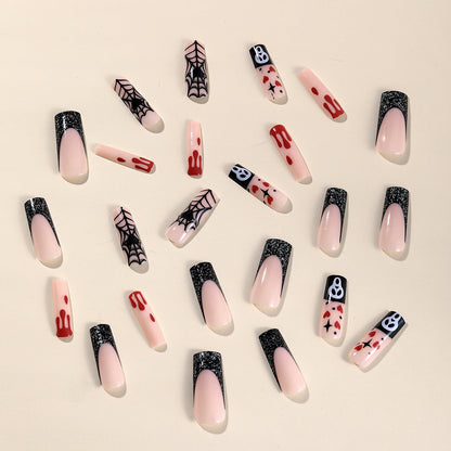 Halloween-Themen Nagelkunst Verlängerungen Brehn