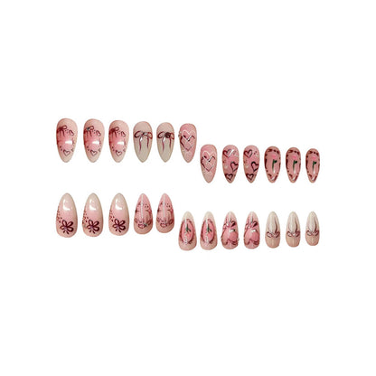 Elegantes Künstlerisches Press-On Nail Set Brehn