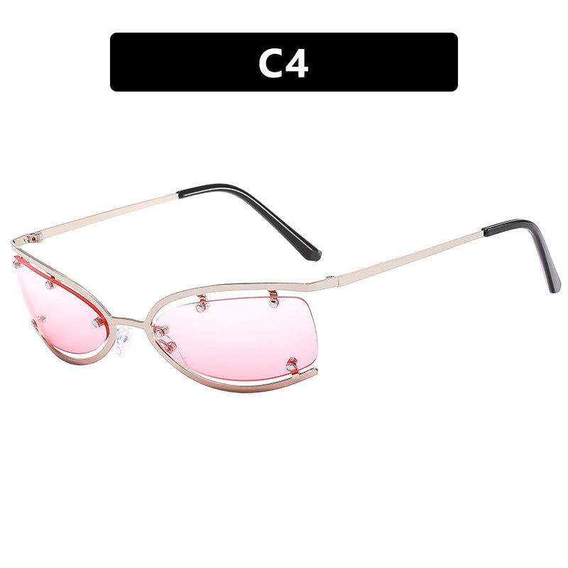 Damen Cat-Eye Sonnenbrille mit luxuriösen Akzenten und schützendem UV-Filter Brehn