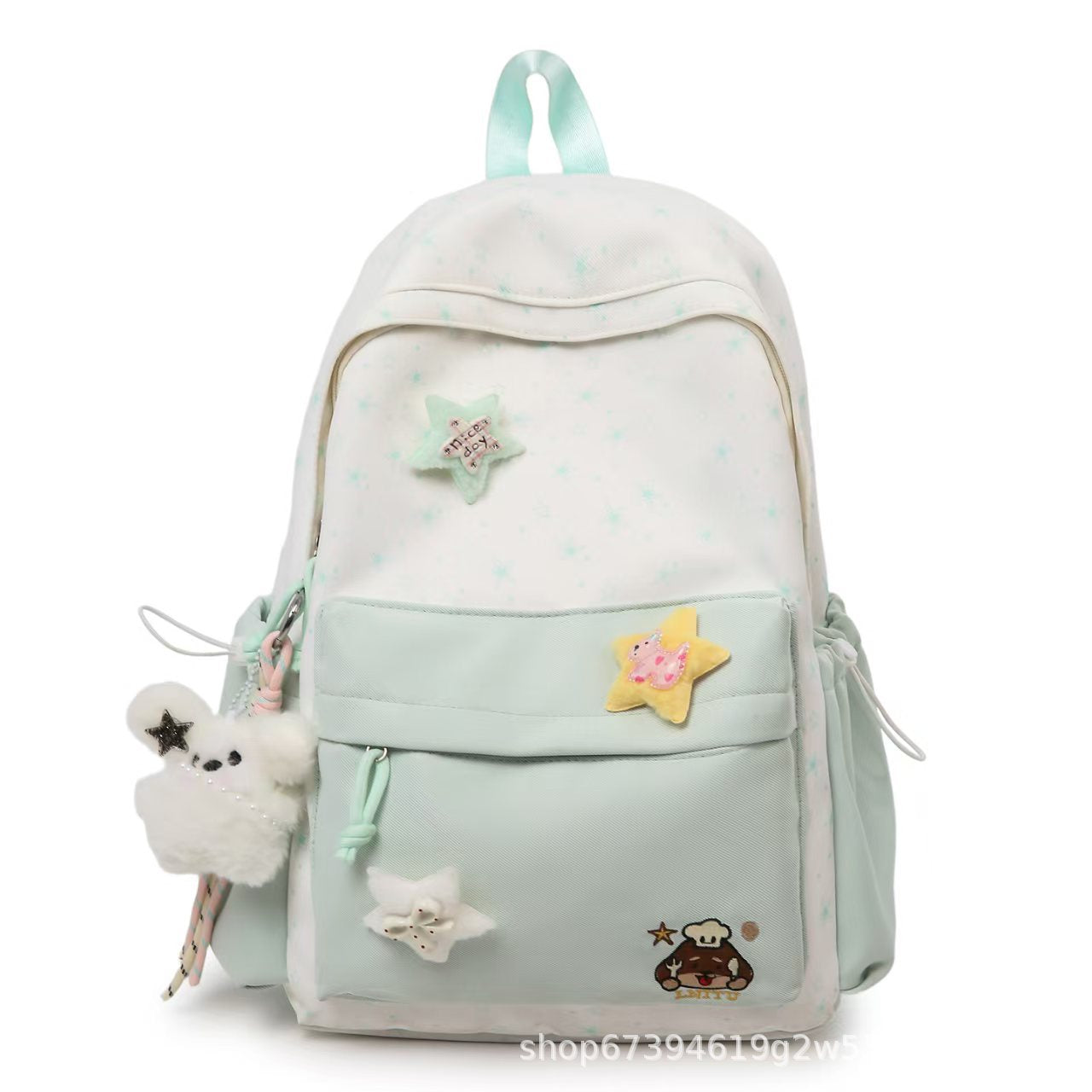 Stern-themed Plüsch-Rucksack Brehn
