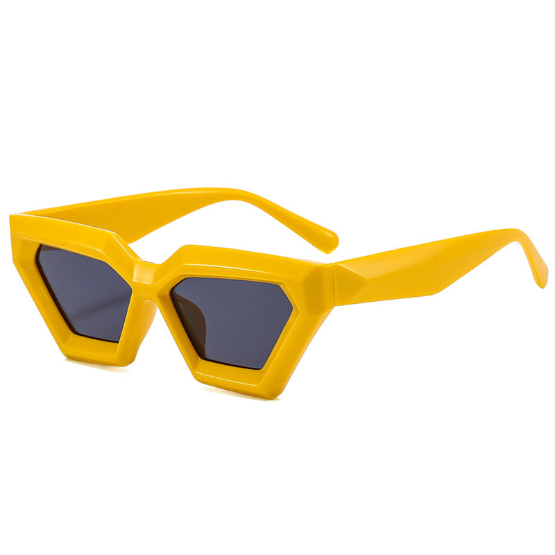 Damen Geometrische Sonnenbrille mit modernem Design Brehn