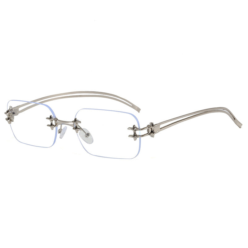 Modische Metall-Sonnenbrille mit Rechteckigem Rahmen Brehn